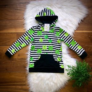 Clover and Stripes Hoodie By Twocan