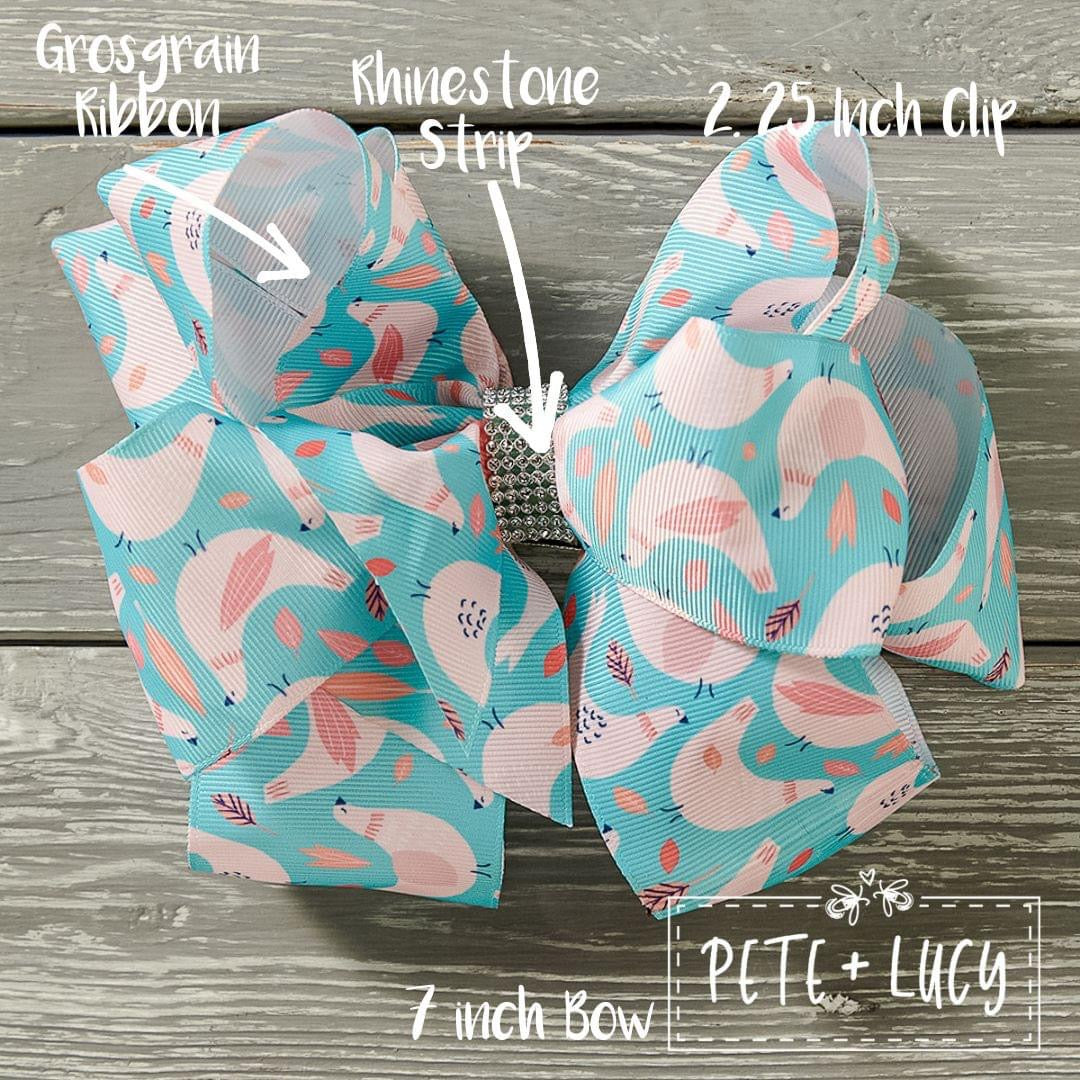 Charming Chicken Deluxe Bow by Pete and Lucy