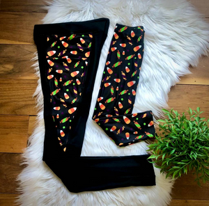 Halloween Candy Leggings by Addy Cole